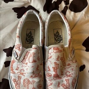 Vans women’s  Slip-On Sneakers - White and Brown